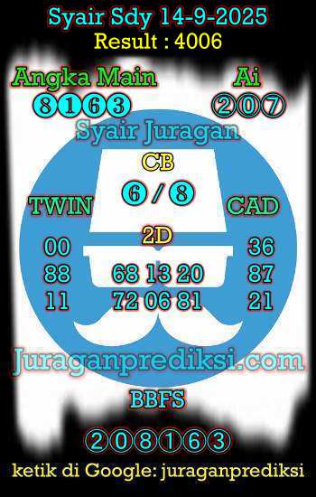 prediksi sdy 14 september 2025, syair sdy hari ini minggu 14-9-2025, prediksi syair sydney 14 september 2025, prediksi sdy jp jitu dan akurat